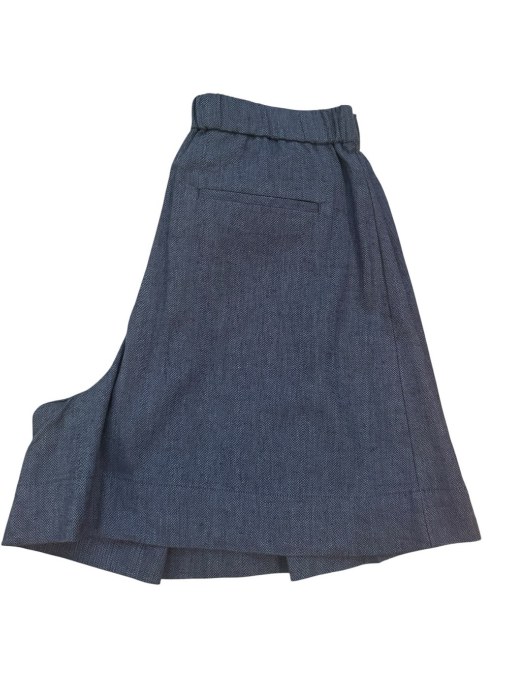 Banana Republic Linen Blend Herringbone Culotte Shorts NWT Size M - Picture 4 of 9